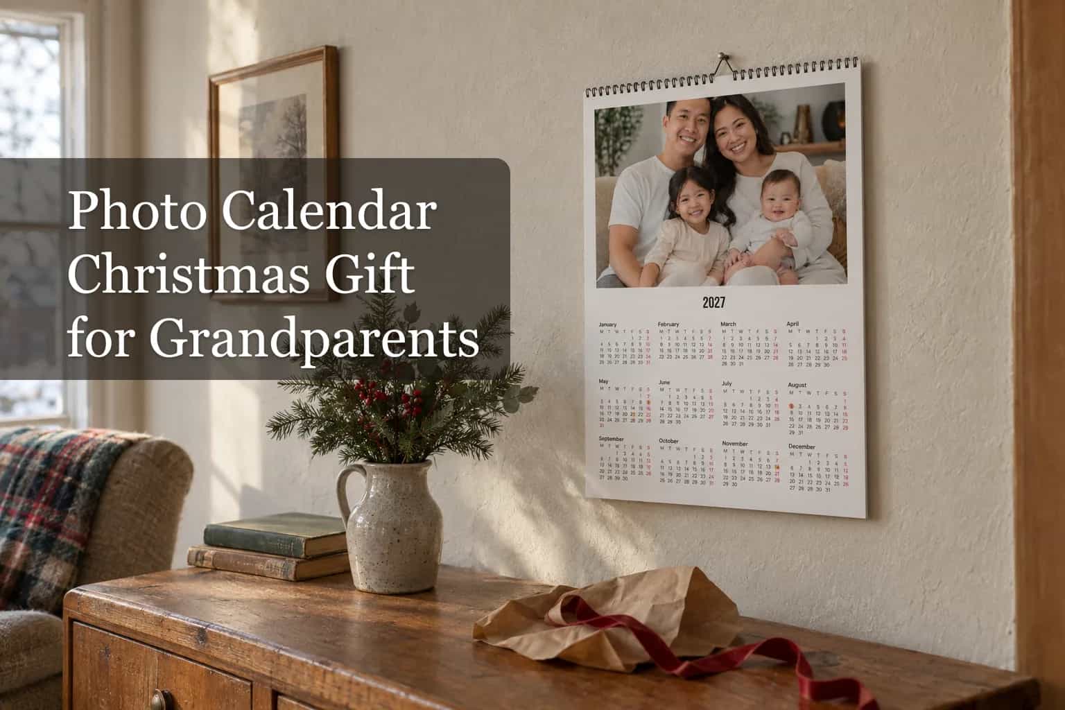 Personalised Photo Calendar Gift 2027: Grandparent Ideas