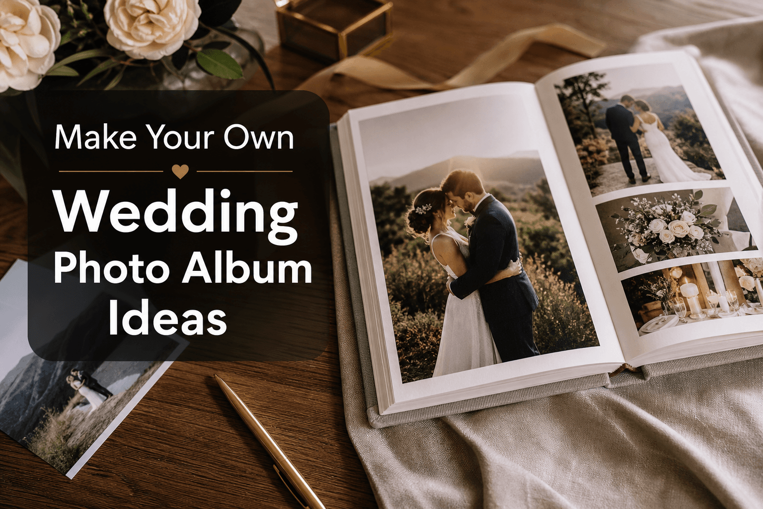 Make Your Own Wedding Photo Album Ideas