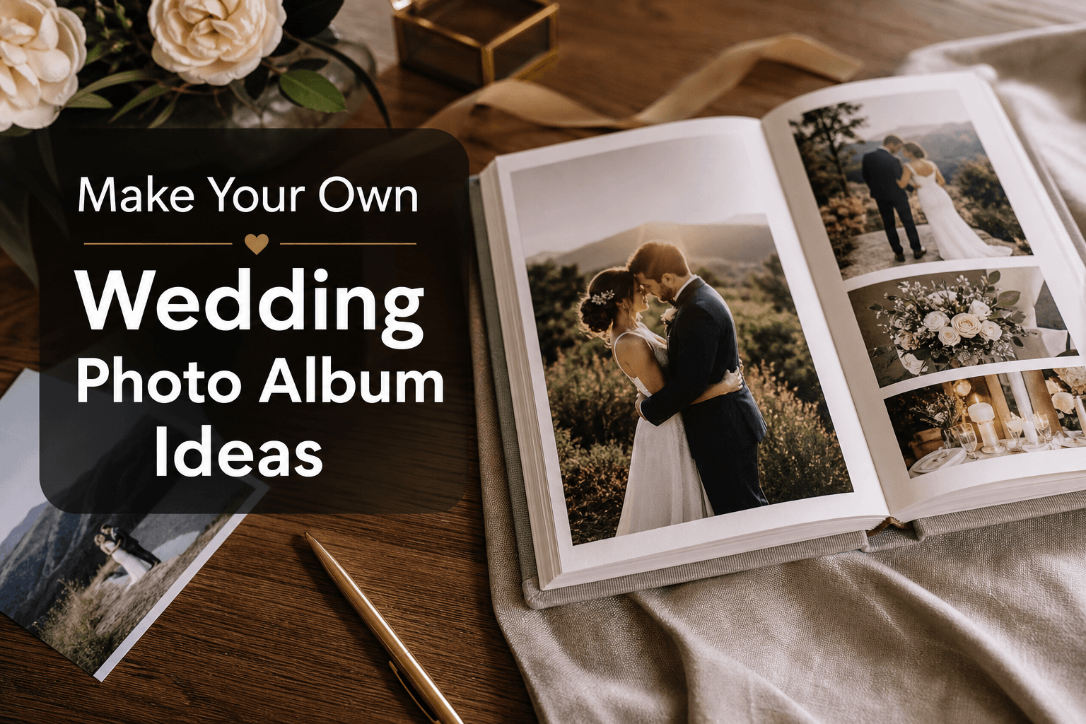 Make Your Own Wedding Photo Album Ideas