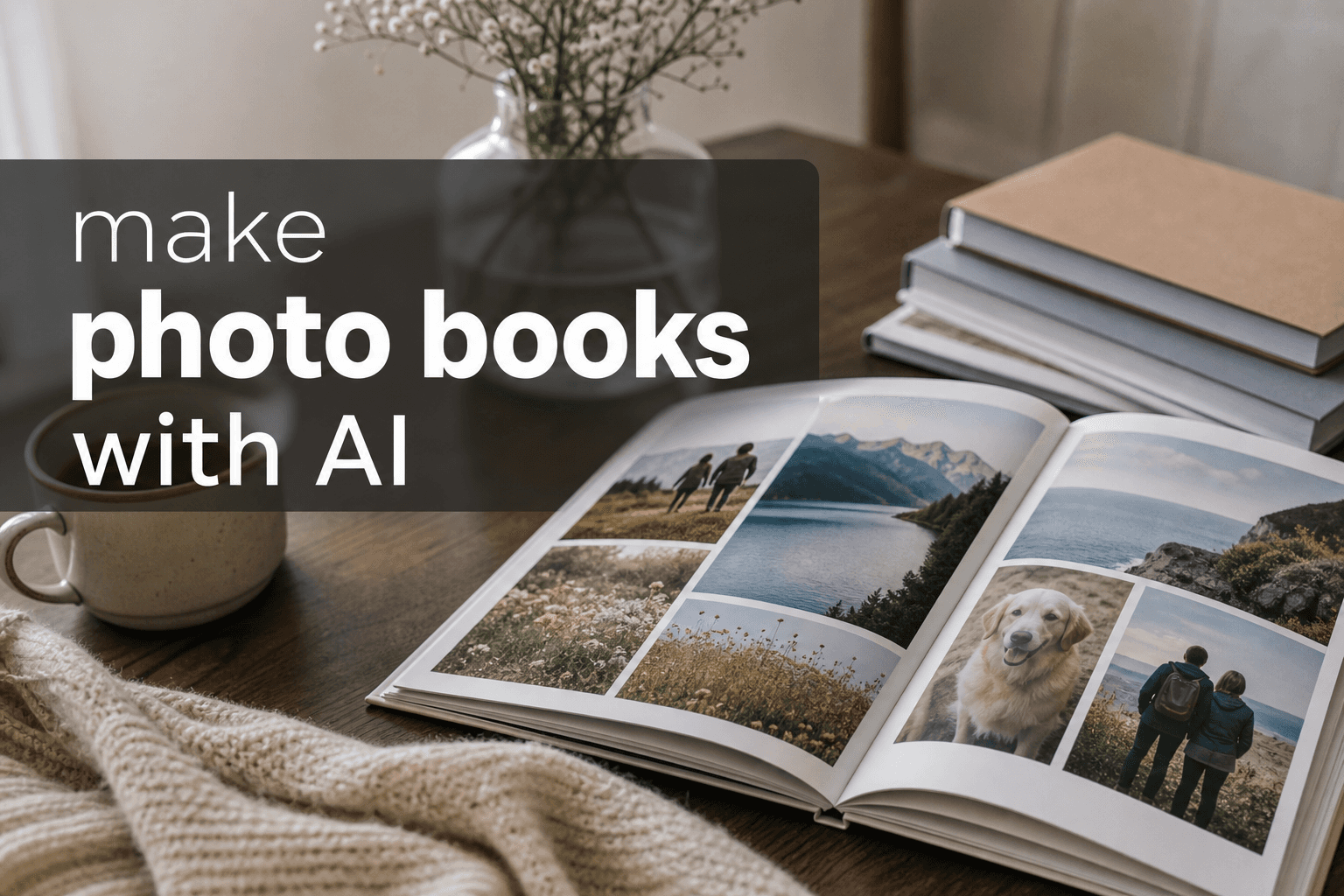make photo books with AI