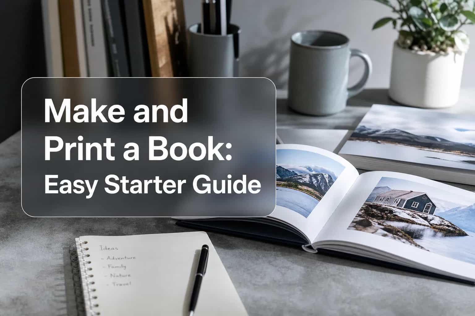 Make and Print a Book: Easy Starter Guide