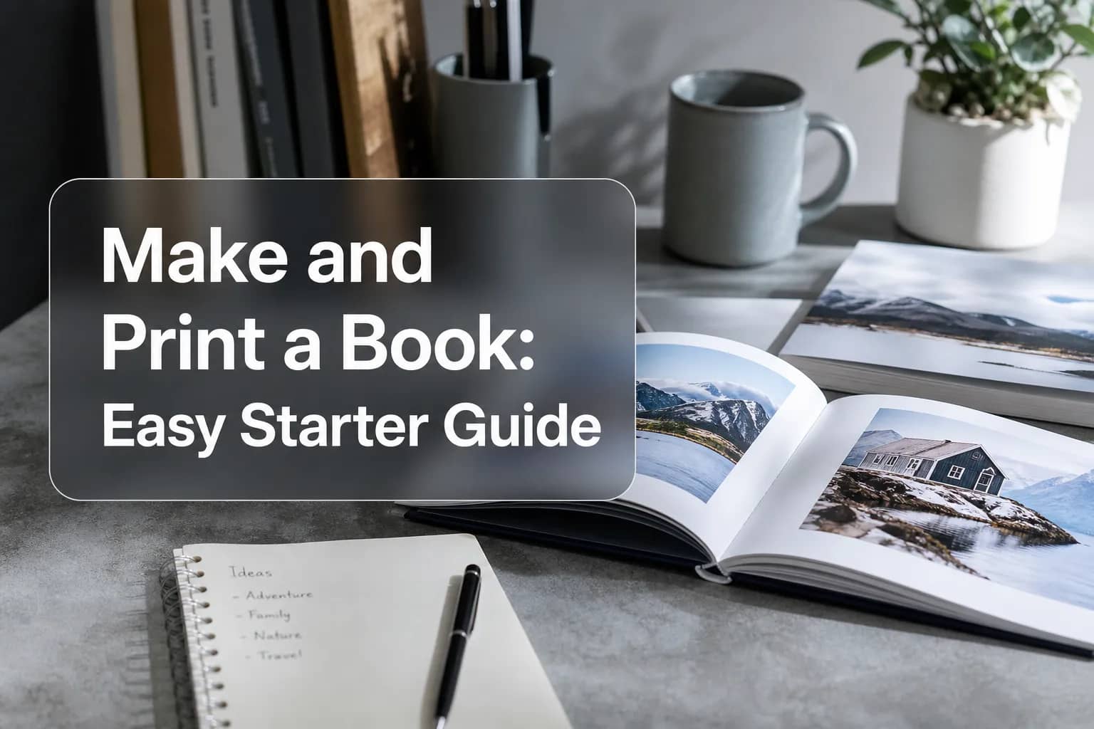 Make and Print a Book: Easy Starter Guide