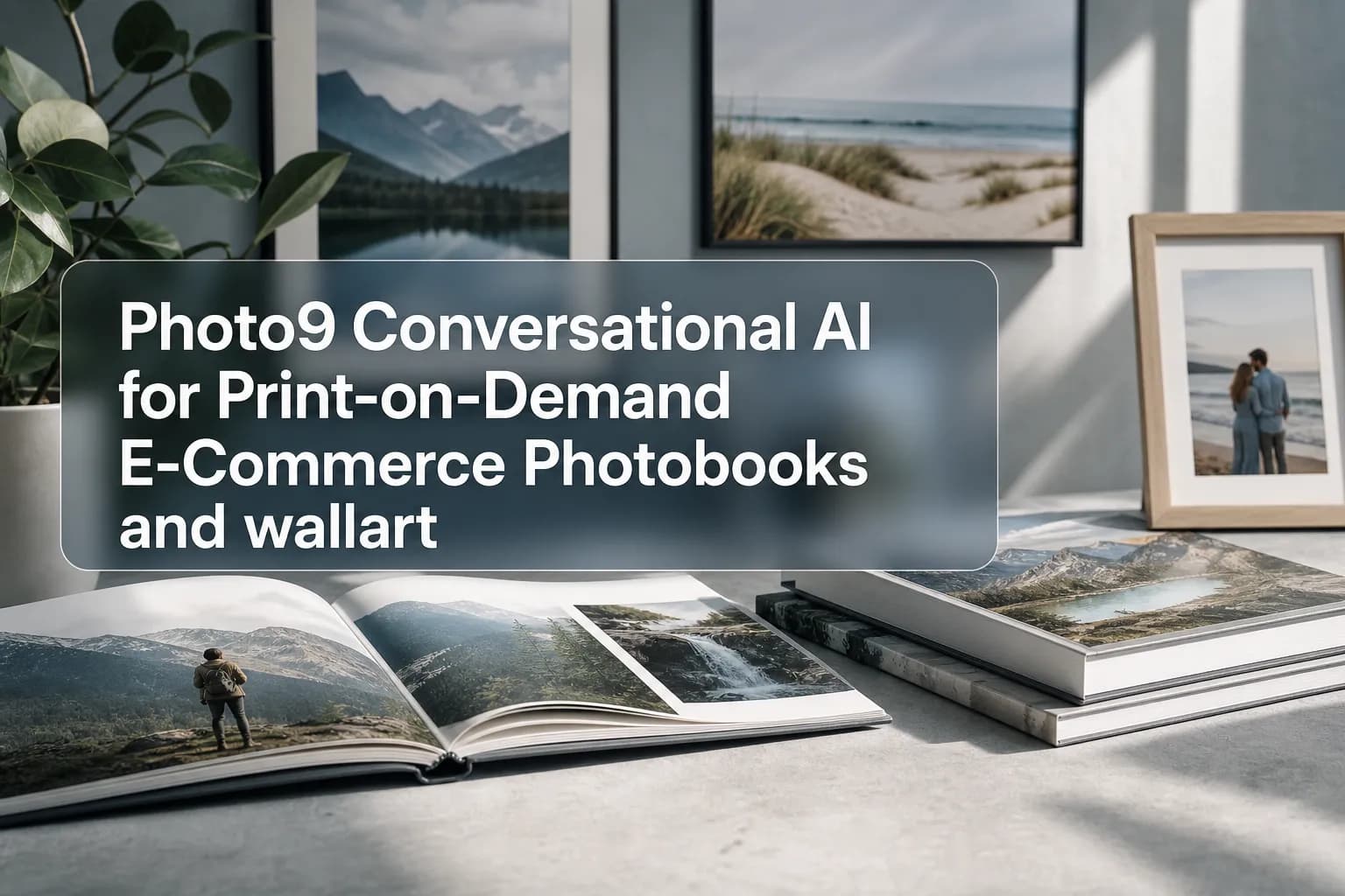 Photo9 Conversational AI for Print-on-Demand E-Commerce Photobooks and wallart