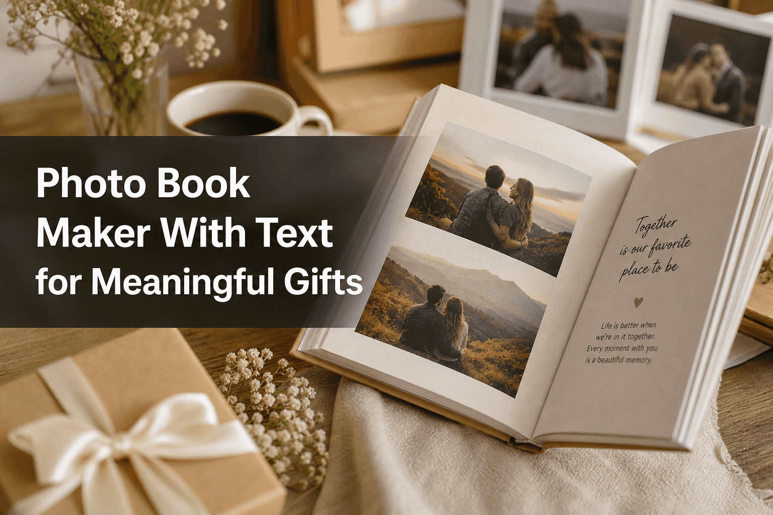 Photo Book Maker With Text for Meaningful Gifts