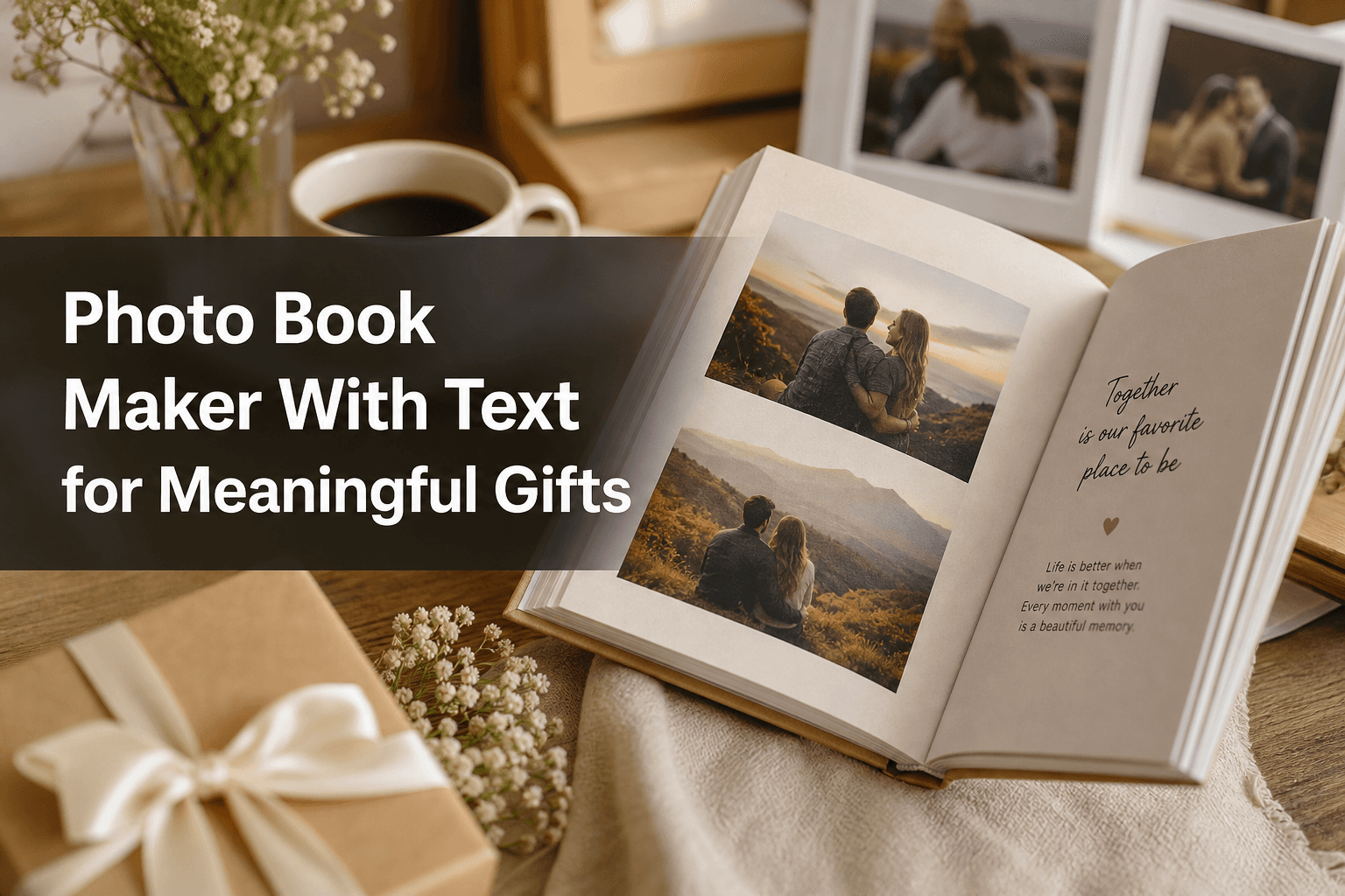 Photo Book Maker With Text for Meaningful Gifts