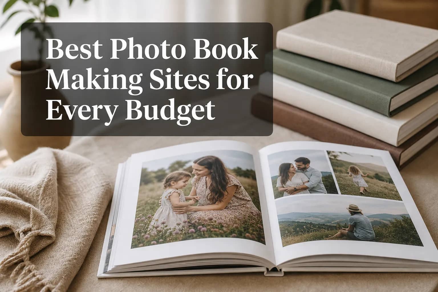Best Photo Book Making Sites for Every Budget