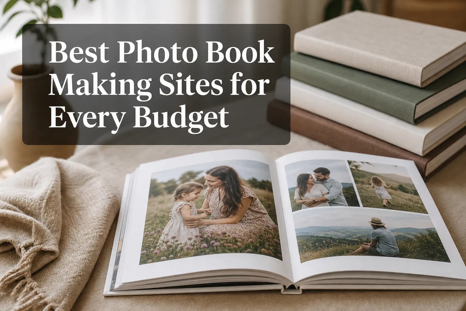 Best Photo Book Making Sites for Every Budget