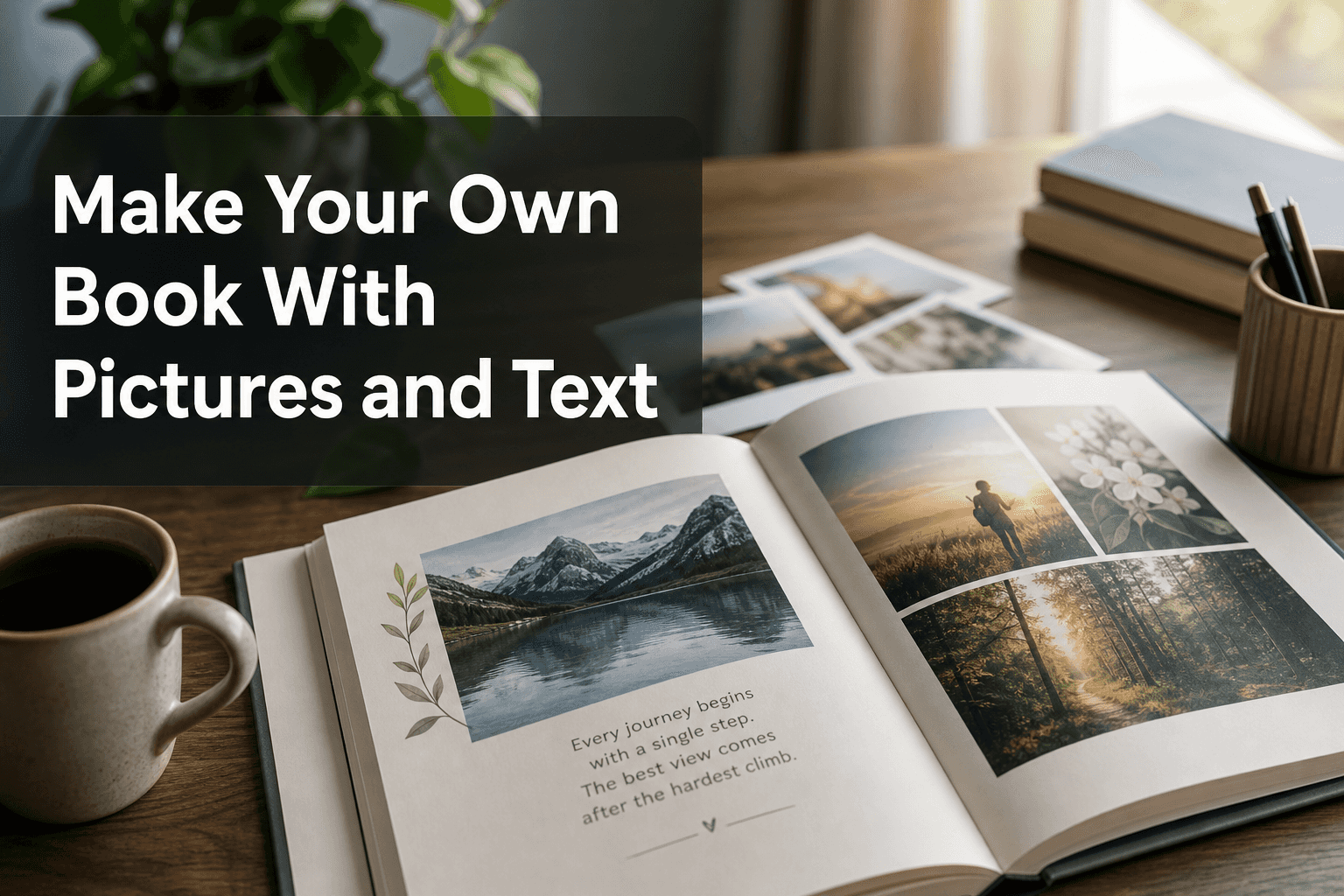 Make Your Own Book With Pictures and Text