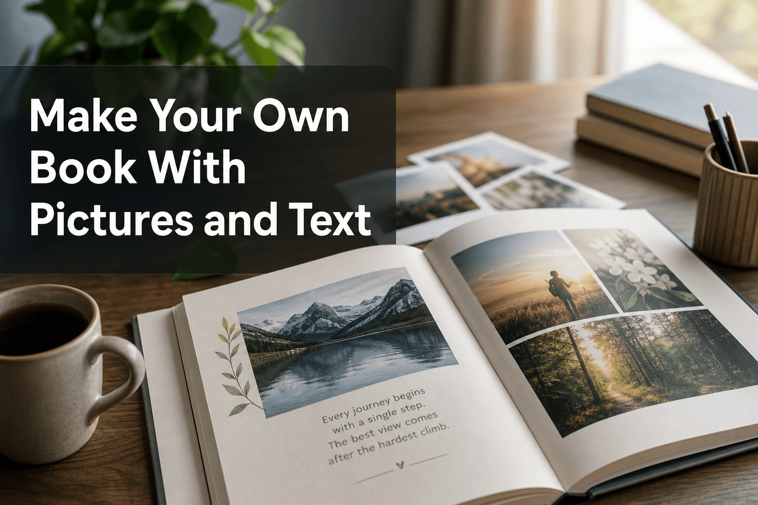 Make Your Own Book With Pictures and Text