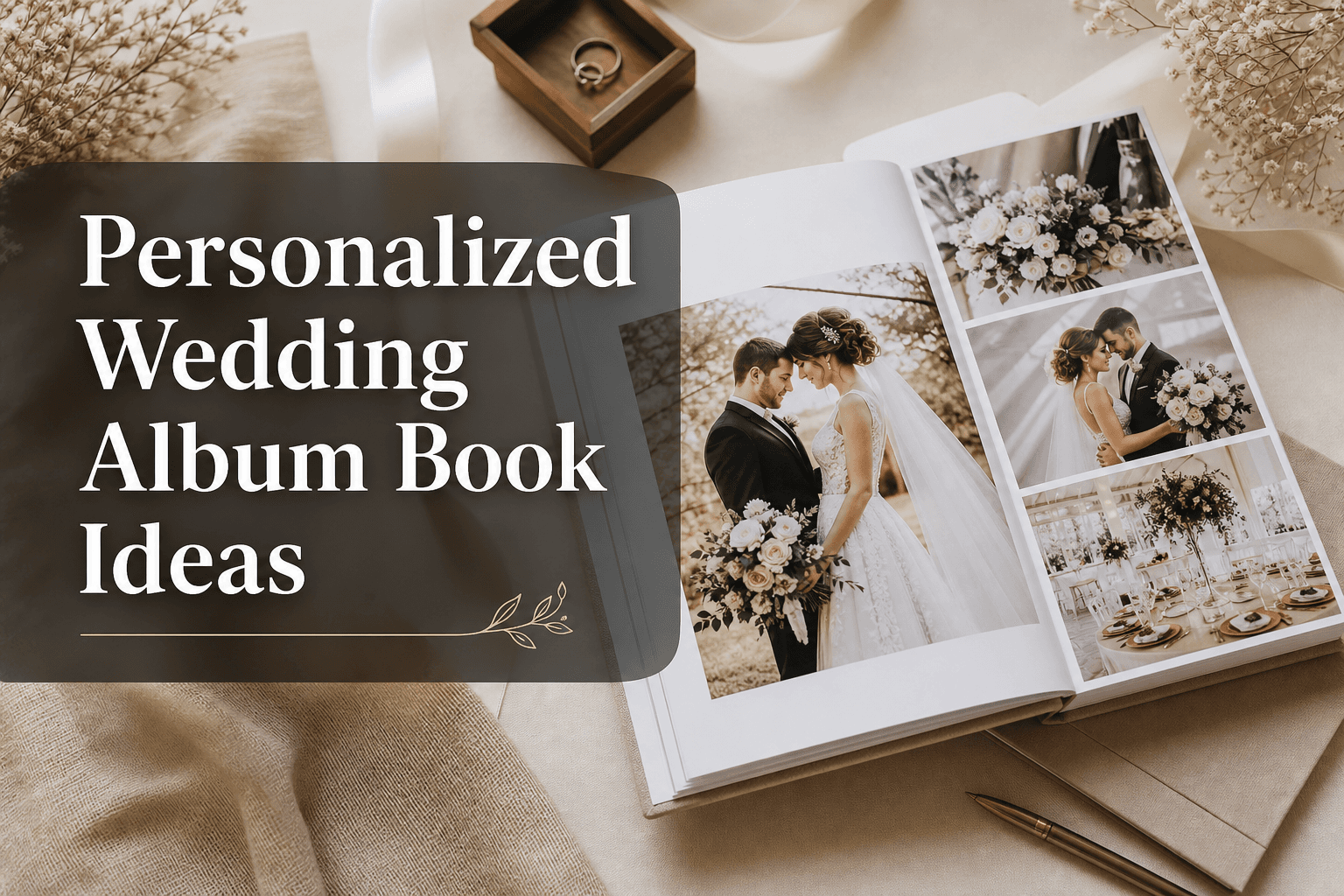 Personalized Wedding Album Book Ideas