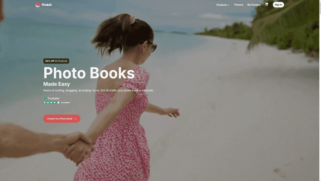Photo9 website screenshot