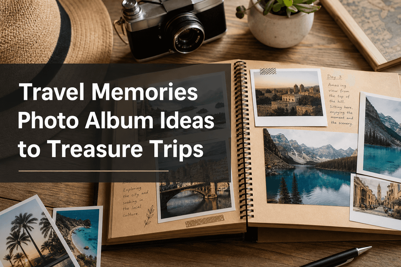 Travel Memories Photo Album Ideas to Treasure Trips