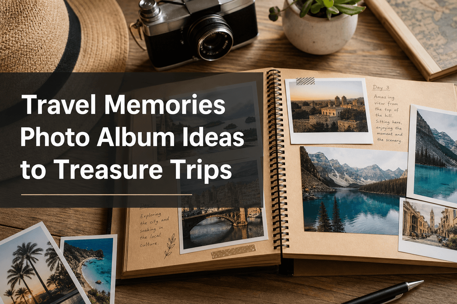 Travel Memories Photo Album Ideas to Treasure Trips